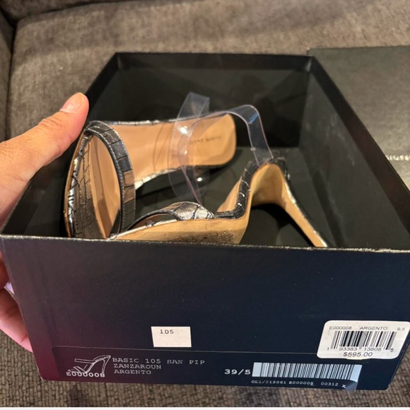 Silver crocodile Giuseppe Zanotti Sandals - Picture 2 of 3